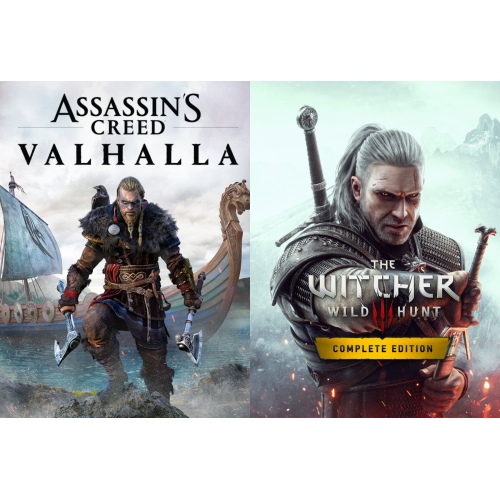  ASSASSİN\\\\S VALHALLA + THE WİTCHER 3 PS4+PS5